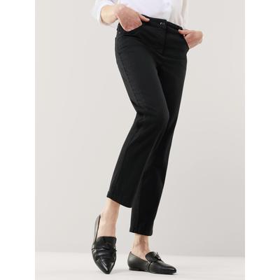 Walbusch Damen 7/8-Baumwollhose Figurwunder Slim F Schwarz Image