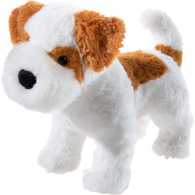 Kuscheltier HEUNEC "Misanimo, Hund Terrier", braun (weiß, braun), Plüschfiguren, KinderH:25cm, H:25cm Image