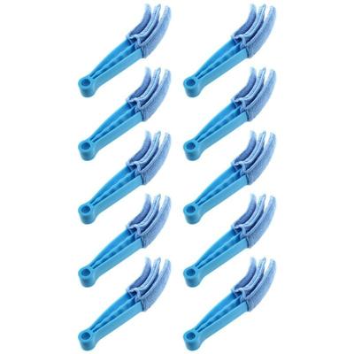 10X Mikrofaser Klimaanlage Fensterlaeden Reiniger mit Einer Reinigungsbuerste Image