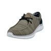 Sneaker BUGATTI "bugatti Sneaker Textil", Herren, Gr. 42, beige (beige, schwarz), Textil, casual, Schuhe