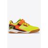 Hallenschuh LOTTO, Gr. 32, gelb (fr.gelb, fr.orange), Synthetik, Mesh, sportlich, Schuhe, - mit nicht-färbender Sohle