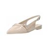 Slingpumps NERO GIARDINI "Nero Giardini Pumps Leder", Damen, Gr. 40, beige, Leder, elegant, Schuhe