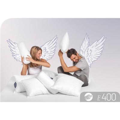 Baumwollkissen SCHLAFSTIL "F400", weiß, B:50cm L:50cm, Bezug: 100% Baumwolle. Meshfutter: 100% Polyester, Kopfkissen, hergestellt in Deutschland, allergikerfreundlich Image