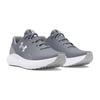 Laufschuh UNDER ARMOUR "UA Charged Surge 4", Gr. 45, steel, mod gray, weiß, Textil, Synthetik, sportlich, Schuhe