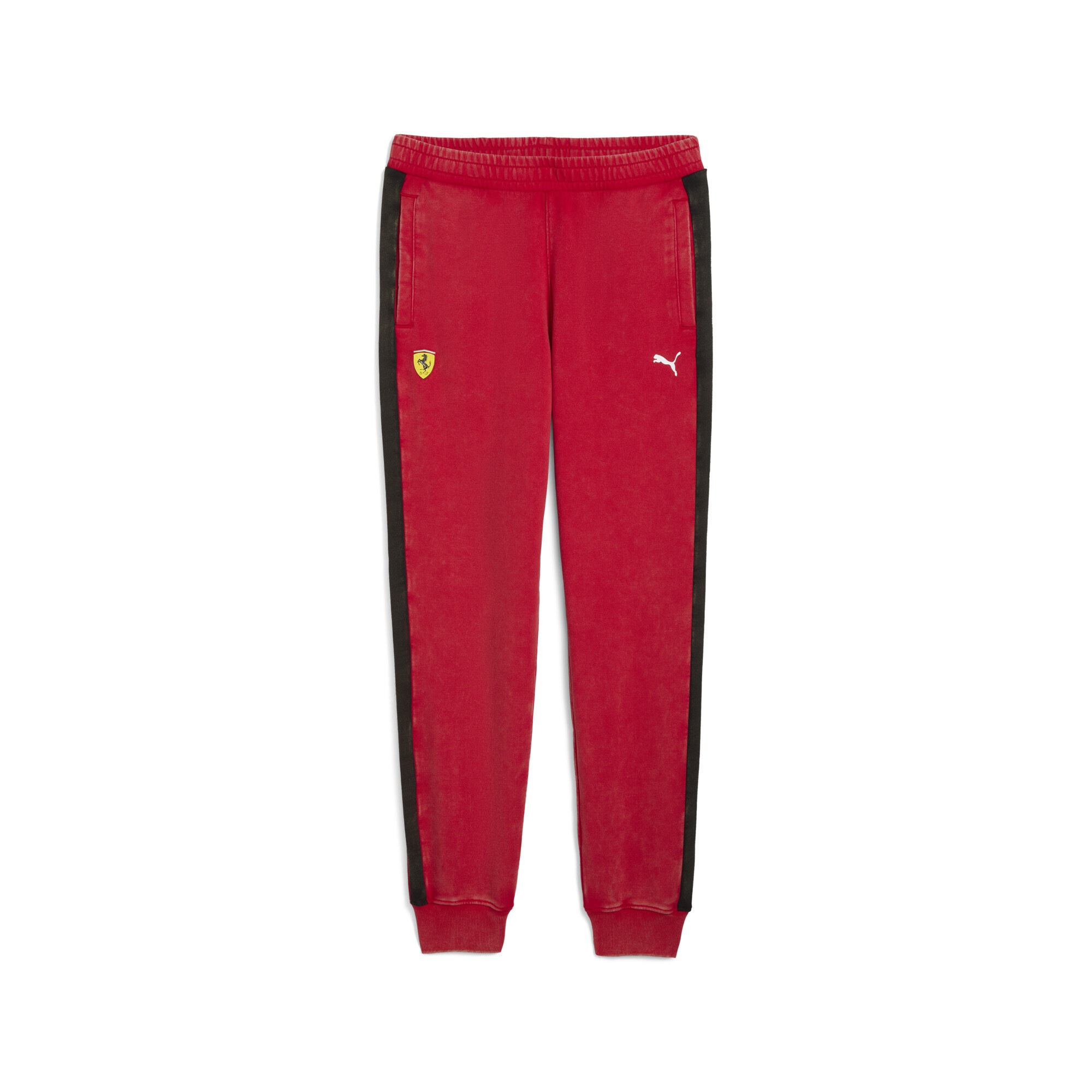 Sporthose PUMA "Scuderia Ferrari T7 Hose Herren", Herren, Gr. XXL, Normalgrößen, rosso corsa rot, Obermaterial: 100% Baumwolle; Rippe: 3% Elasthan, 97% Baumwolle; Seitenpartie: 100% Baumwolle; Seitentasche – Oben: 100% Baumwolle, unifarben, regular... Image