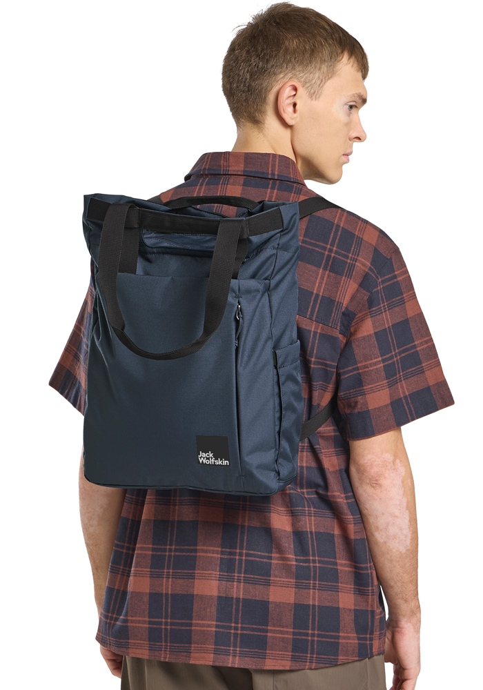 Shopper JACK WOLFSKIN "EVE", Gr. onesize, blau (midnightsky), Polyester, Taschen Image