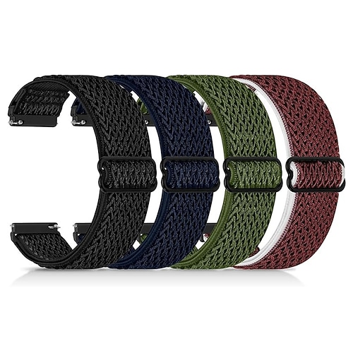 4 pezzi Cinturino per orologio per Garmin Samsung Galaxy Huawei Watch 3 Pro, Watch 2 Classic, Watch GT 3 Pro / 2 Pro / 2e / Runner / Active / 42mm / 46mm, Honor Magnic 2 GS 3i GTS 4,4mini
