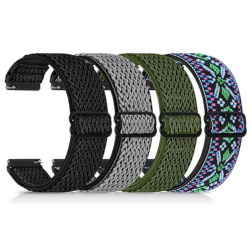 4 pezzi Cinturino per orologio per Garmin Samsung Galaxy Huawei Watch 3 Pro, Watch 2 Classic, Watch GT 3 Pro / 2 Pro / 2e / Runner / Active / 42mm / 46mm, Honor Magnic 2 GS 3i GTS 4,4mini
