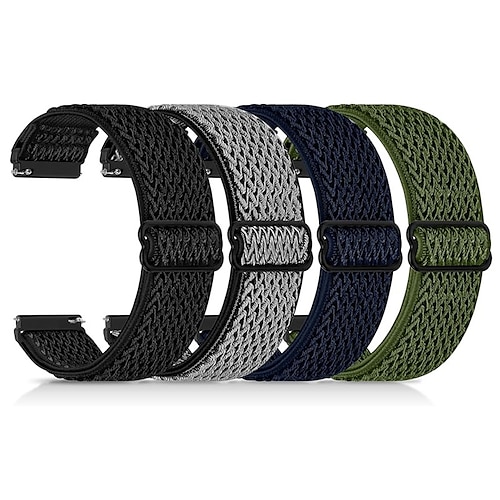 4 pezzi Cinturino per orologio per Garmin Samsung Galaxy Huawei Watch 3 Pro, Watch 2 Classic, Watch GT 3 Pro / 2 Pro / 2e / Runner / Active / 42mm / 46mm, Honor Magnic 2 GS 3i GTS 4,4mini