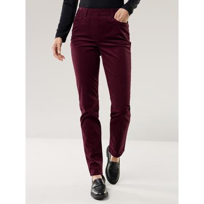 Walbusch Damen Schlupf Cordhose Rot noch offen: Muster Image