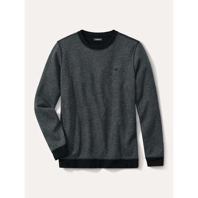 Walbusch Herren Struktur Pullover Bicolor Beige Image
