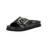 Pantolette GANT "Gant Pantoletten Leder", Damen, Gr. 38, schwarz, Leder, casual, Schuhe
