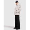 Steppjacke KHUJO "JACKE CAMEA", Damen, Gr. XS, weiß (cremeweiß), 100% Polyester, unifarben, casual, regular fit hüftlang, Langarm eingesetzt elastischer Bund mit Windstopper, Jacken