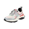 Sneaker STEVE MADDEN "STEVE MADDEN Sneaker Lederimitat/Textil", Damen, Gr. 41, rot (grau, rot), Lederimitat, Textil, casual, Schuhe