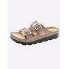 Hausschuh, Damen, Gr. 41, rosa (rose), Rindsleder, modisch, Schuhe