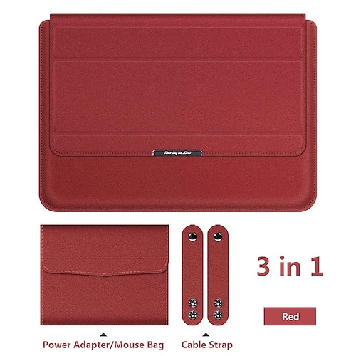 Borsa universale multifunzione impermeabile per notebook da 11-17 pollici, custodia per laptop 3 in 1 con supporto, poggiapolsi e spazio per MacBook da 13,3, 14 e 16 pollici