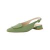 Ballerina PAUL GREEN "Paul Green Ballerinas Glattleder", Damen, Gr. 37, grün, Glattleder, casual, Schuhe