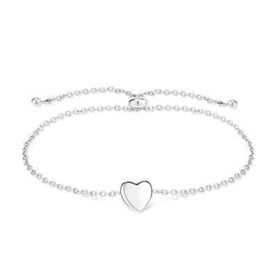 Armband TAMARIS "Schmuck Geschenk Edelstahl Armkette Bold Hearts Herz", silber (silberfarben), Armbänder, Damen, Edelstahl Image