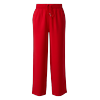 Schlupfhose S.OLIVER, Damen, Gr. 46, N-Gr, rot, Web, Obermaterial: 84% Viskose, 16% Polyamid, unifarben, casual, bequem lang, Hosen
