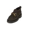 Loafer MARC O'POLO "aus Veloursleder", Damen, Gr. 41, schwarz (schwarz graphite), Obermaterial: 100% Leder (Rind), unifarben, Schuhe