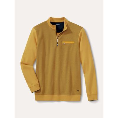 Walbusch Herren Everyday Wollpullover Gelb Image