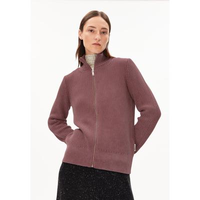 REBECCAA GMT DYE - Frauen Regular Fit Strickjacke - lila (Größe: M) Image