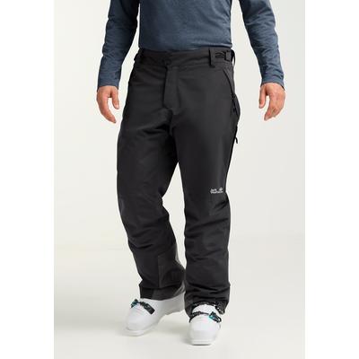Skihose JACK WOLFSKIN "FLOWLINE 2L INS PANTS M", Herren, Gr. S (48), Normalgrößen, schwarz, Oberstoff: 100% POLYESTER; Füllung 1: 100% POLYESTER; Futter 1: 100% POLYESTER, Hosen Image