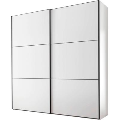 Schwebetürenschrank STAUD "Includo, Made in Germany", weiß (dekor weiß), B:225cm H:222cm T:68cm, Holzwerkstoff, Schränke, Mit vier verschiedenen Ausstattungsvarianten Image