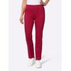 Schlupfhose CASUAL LOOKS, Damen, Gr. 21, Kurzgrößen, rot, 65% Baumwolle, 33% Polyester, 2% Elasthan, unifarben, lang, Hosen