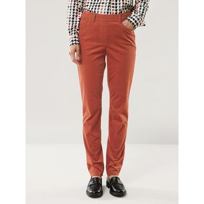 Walbusch Damen Schlupf Cord Hose Braun noch offen: Muster Image