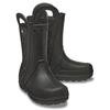 Gummistiefel CROCS "Handle It Rain Boot", Damen, Gr. 41, schwarz, Croslite, casual, Schuhe, mit Tragegriffe