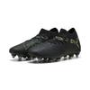 Fußballschuh PUMA "FUTURE 8 MATCH MxSG Fußballschuhe Erwachsene", Gr. 39, schwarz fizzy light grün terrain gelb, Obermaterial: Textil, Synthetik; Futter: Textil, Synthetik; Innensohle: Textil; Laufsohle: Synthetik, Schuhe