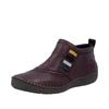 Sneakerboots RIEKER, Damen, Gr. 42, lila (brombeere), Lederimitat, Basic, Schuhe, Casual-Boots, Stiefelette, Schlupfboots mit Innenreißverschluss