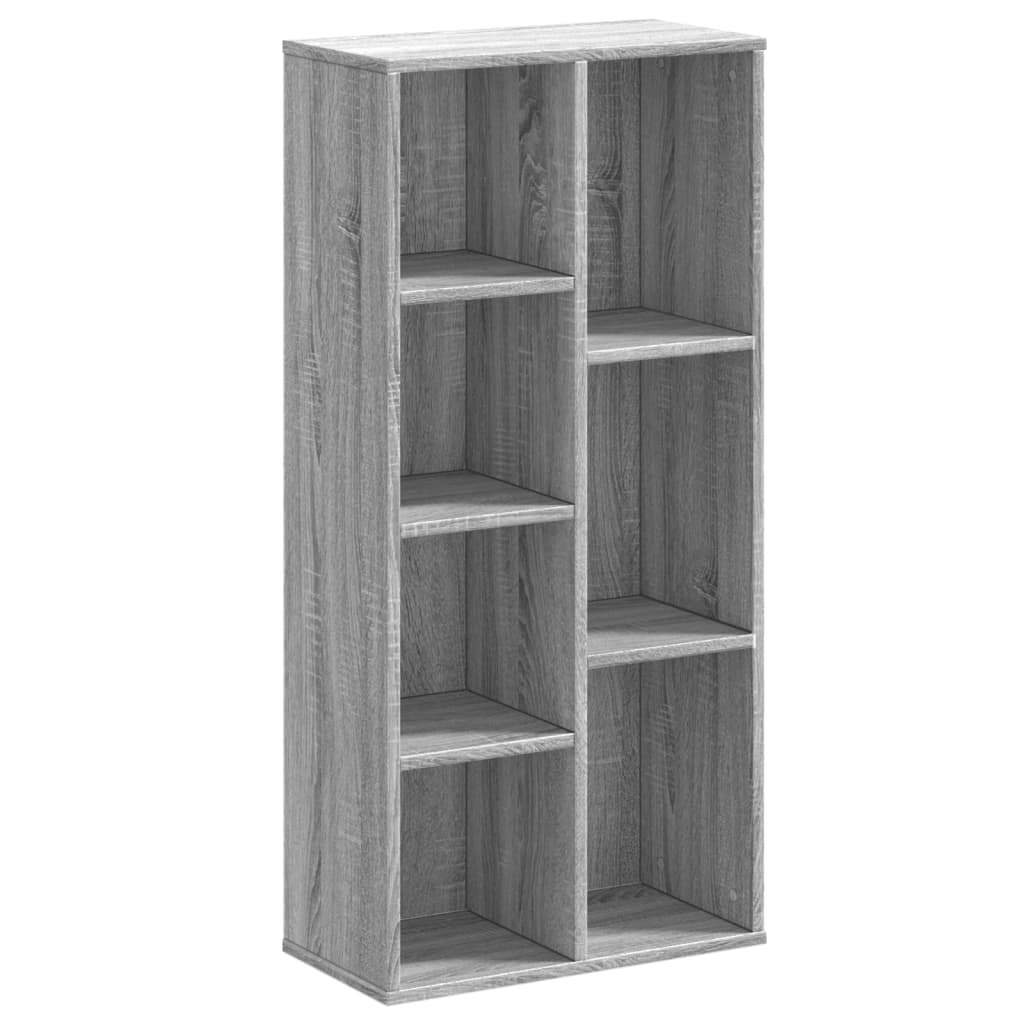 vidaXL Bücherregal Grau Sonoma 50x25x105 cm Holzwerkstoff Image