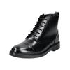 Schnürstiefelette CLARKS "Clarks Stiefelette Leder", Herren, Gr. 42, schwarz, Leder, casual, Schuhe