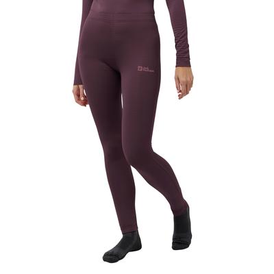 Thermoleggings JACK WOLFSKIN "INFINITE WARM PANTS W", Damen, Gr. XS, Normalgrößen, lila (amaranth), Oberstoff: 92% Polyester, 8% Elastan, Hosen Image