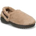 Clog CROCS "Classic Unfurgettable Clog", Damen, Gr. 36, hellbraun, milk chocolate, Croslite, Textil, Fellimitat, casual, Schuhe, Hausschuh, Freizeitschuh mit schwenkbarem Fersenriemen
