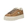 Plateausneaker REPLAY "Replay Sneaker Lederimitat", Damen, Gr. 38, beige, Lederimitat, casual, Schuhe