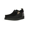 Sneaker CLARKS "Wallabee", Herren, Gr. 47, schwarz, casual, Schuhe, mit besonders stoßdämpfender Sohle