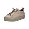 Plateausneaker PAUL GREEN "Paul Green Slipper Nubukleder", Damen, Gr. 37, grau (taupe), Nubukleder, casual, Schuhe