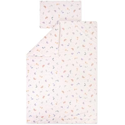 Kinderbettwäsche JULIUS ZÖLLNER "Baby- und Kinderbettwäsche aus 100% Jersey-Baumwolle", bunt (little dinos), B/L: 100cm x 135cm, , Jersey, B/L: 40cm x 60cm, Jersey, Obermaterial: 100% Baumwolle, Bettwäsche, erhältlich in den Größen 80x80+35x40cm und...