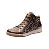 Sneaker ARA "Ara Sneaker Glattleder", Damen, Gr. 40, braun (leopard), Glattleder, casual, Schuhe