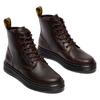Schnürboots DR. MARTENS "Brookline Crazy Horse Leder Chukka", Herren, Gr. 42, braun (dunkelbraun), Leder, klassisch, Schuhe, Schnürboots, Boots mit Anziehlasche