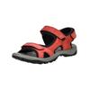 Sandale IMAC "Imac Sandalen Leder", Kinder, Gr. 37, rot (rot, schwarz), Leder, casual, Schuhe