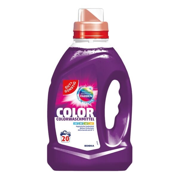 Gut & Günstig Colorwaschmittel 20 WL 1.1l lila