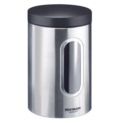 Westmark Vorratsdose 2.3 L Edelstahl silber, 13x21.5x13 cm Image