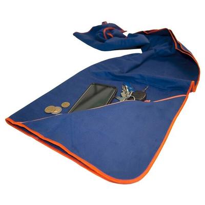 dyckhoff Mikrofaser Handtuch mit Reißverschluss 60,0x120,0 cm blau Image