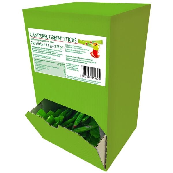 CANDEREL 250er-Pack Stevia-Sticks »CANDEREL GREEN« 1,1 g grün