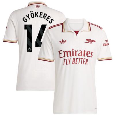 FC Arsenal adidas 2025-26 Ausweichtrikot mit Aufdruck Gyökeres 14 Image