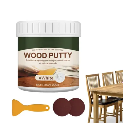 150g Wood Putty Filler Paintable Wood Filler Wood Floor Scratch Repair Wood Filling Wooden Furniture Repair Exterior Wood Filler
